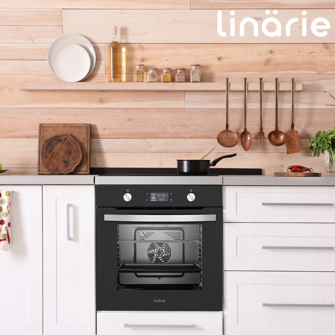 LINARIE | FOUR ENCASTRABLE PYROLYSE LABO71MPB 70 LITRES MULTIFONCTIONS NOIR