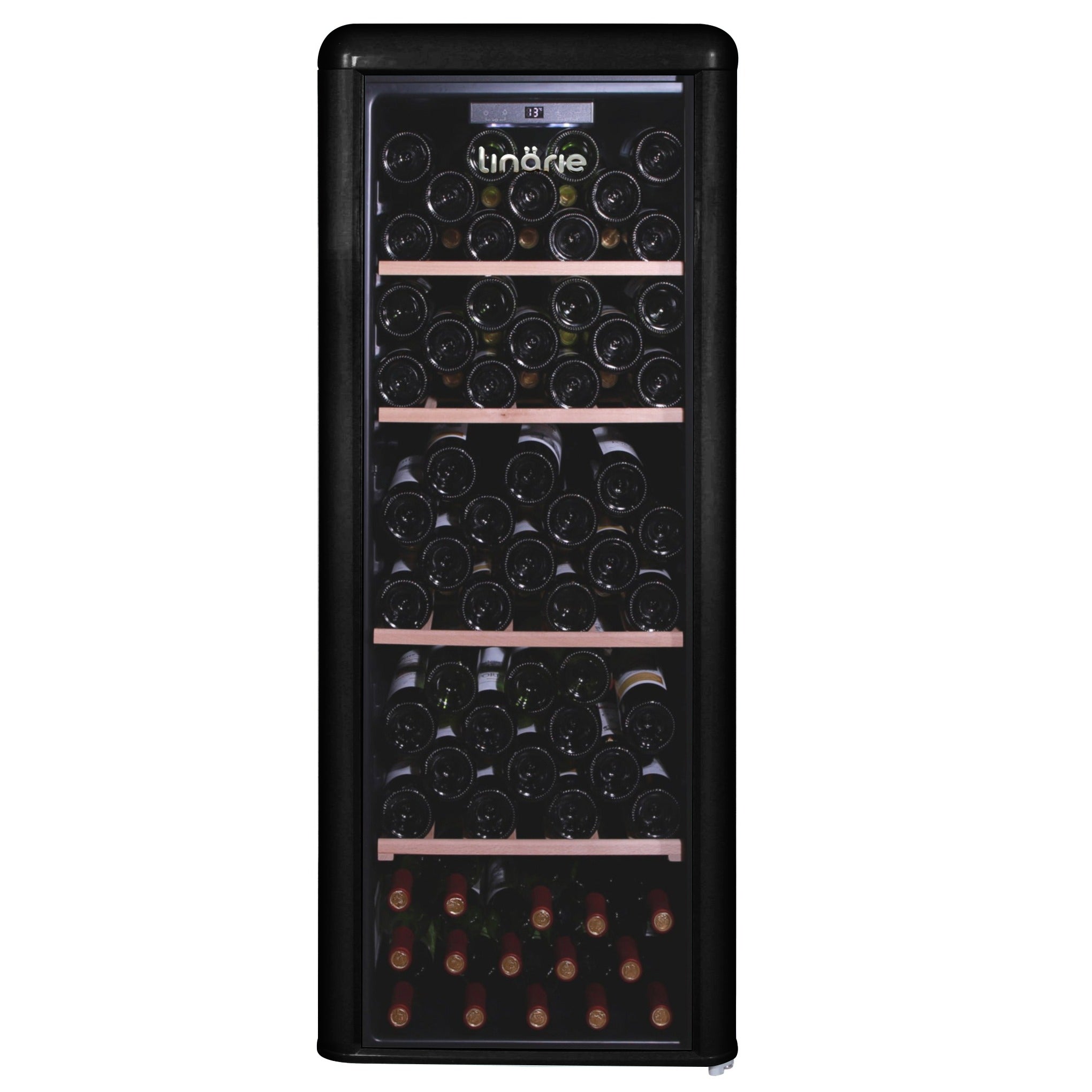 LINARIE | CAVE À VIN  LJCV106BLACK VINTAGE MONO TEMPÉRATURE 106 BOUTEILLES