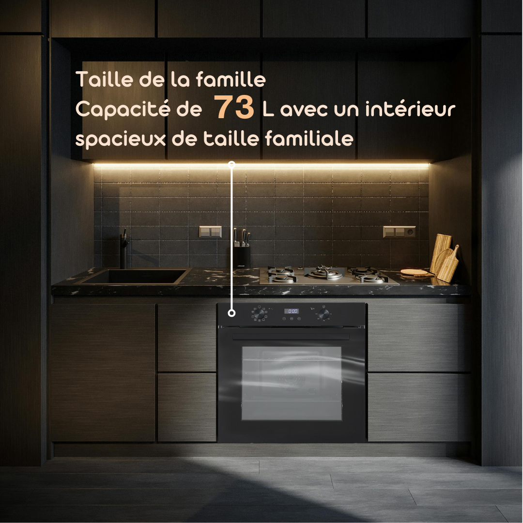LINARIE | LINARIE | FOUR ENCASTRABLE ÉMAIL LISSE LABO73MB2 73 LITRES MULTIFONCTIONS