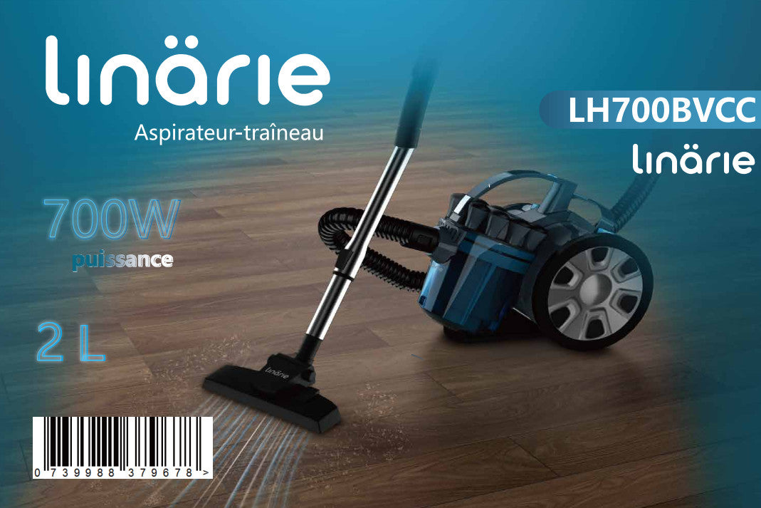 LINARIE | ASPIRATEUR TRAÎNEAU LAVAUR  LH700BVCC SANS SAC