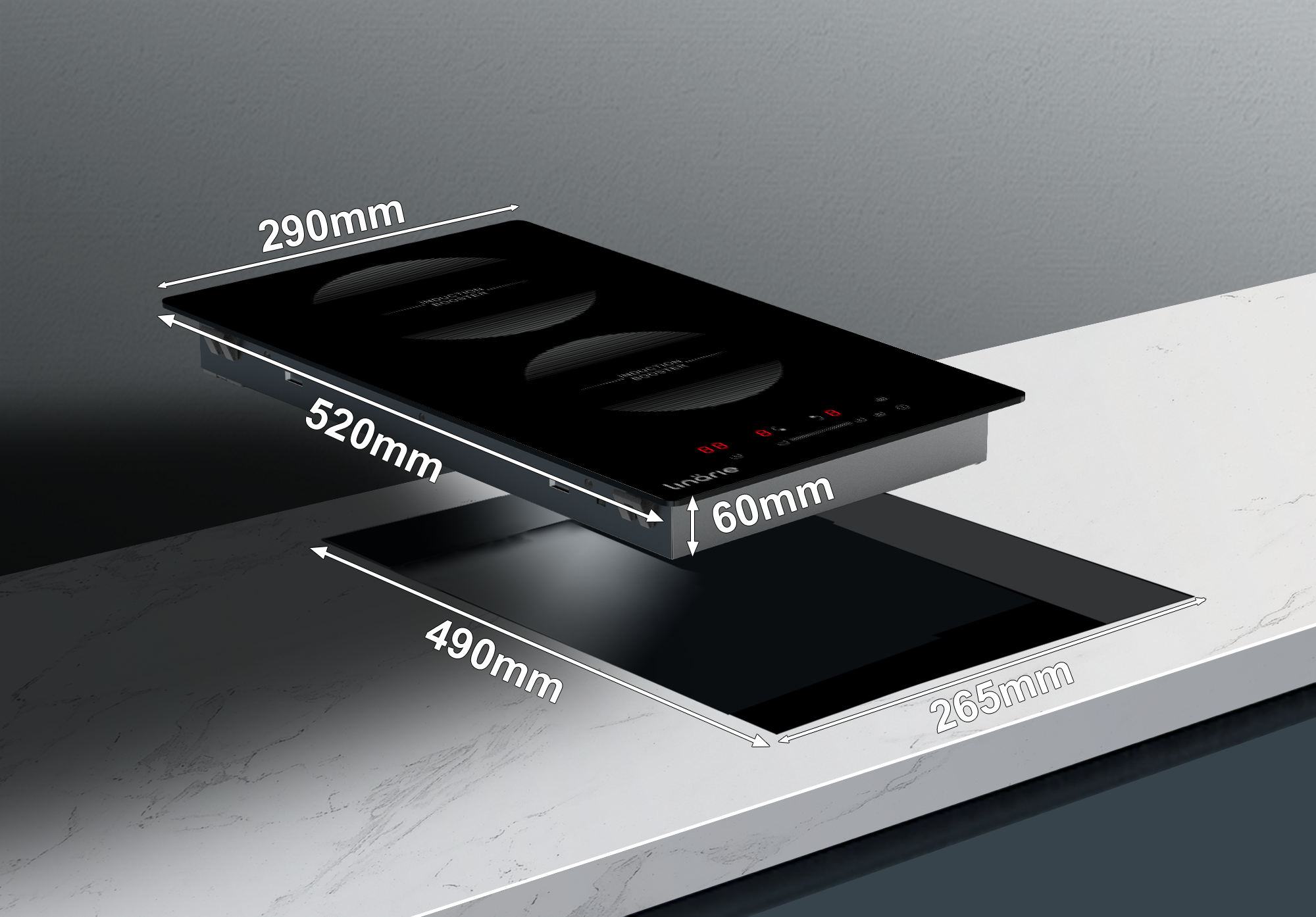 LINARIE | DOMINO PLAQUE INDUCTION ENCASTRABLE CRAON LIN30I2Z 2 ZONES