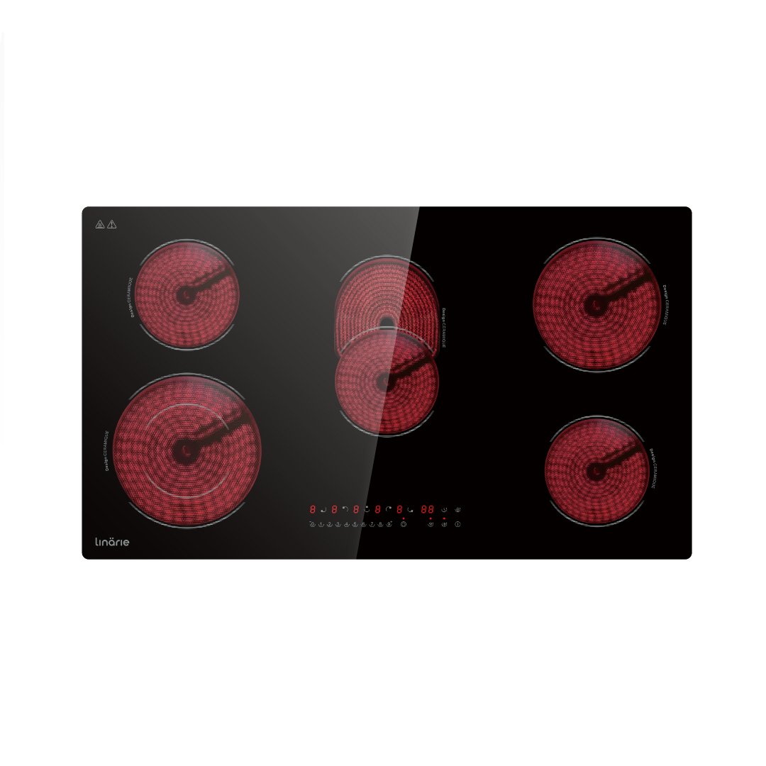 LINARIE | PLAQUE DE CUISSON VITROCÉRAMIQUE ENCASTRABLE  LIN90C5Z 5 ZONES