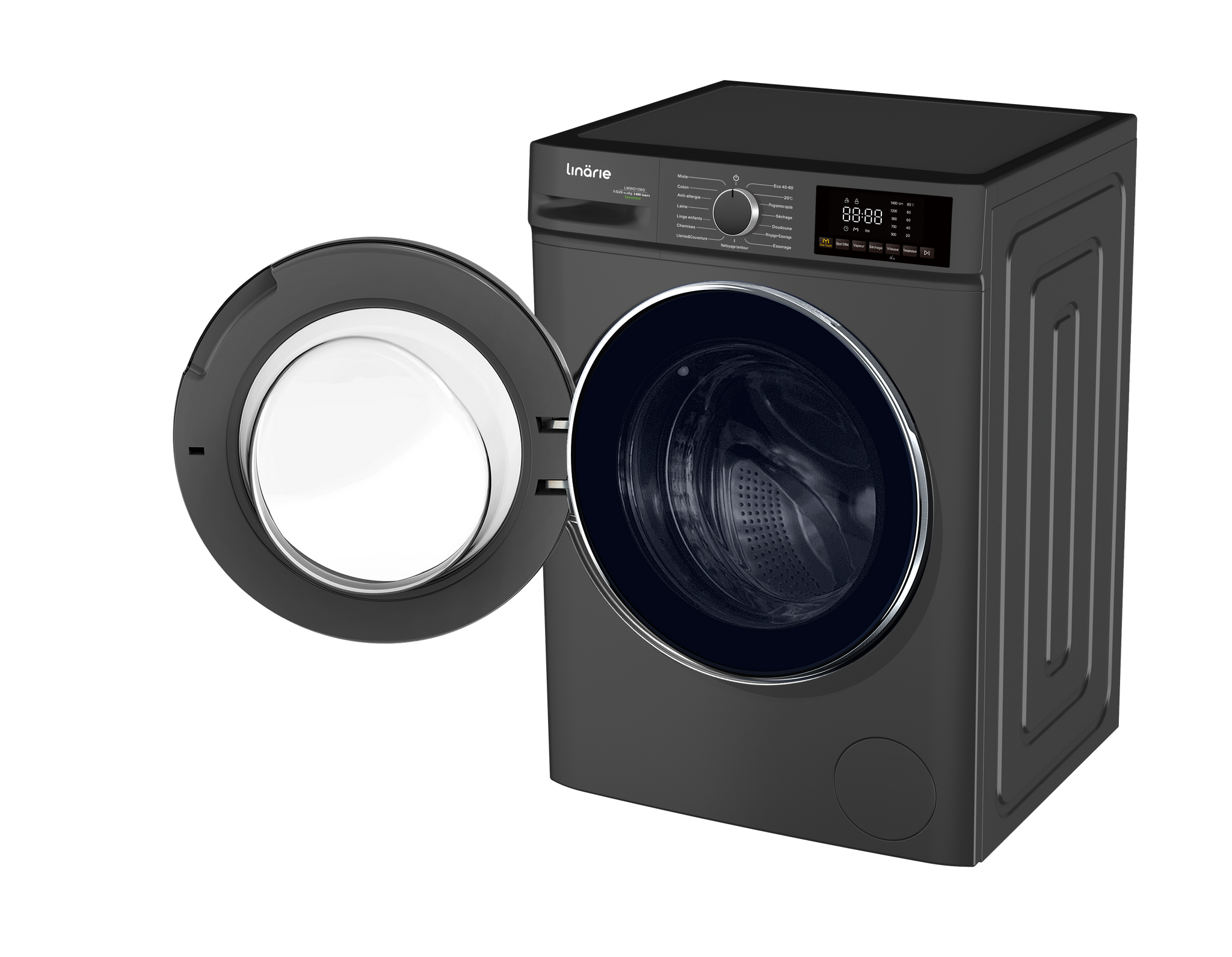 LINARIE | LAVE-LINGE SÉCHANT  LUYNES LMWD106G LAVAGE 10KG SÉCHAGE 6KG