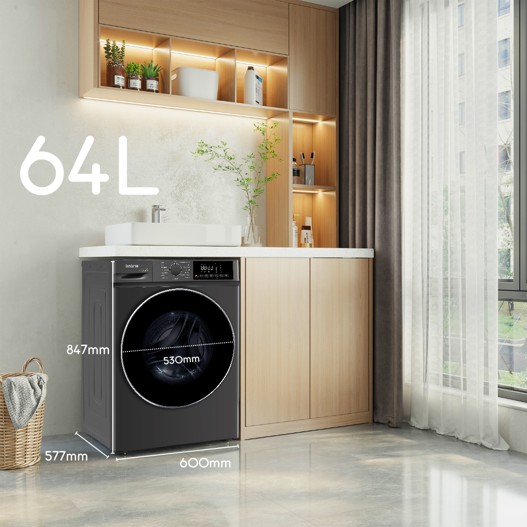 LINARIE | LAVE-LINGE SÉCHANT  LUYNES LMWD106G LAVAGE 10KG SÉCHAGE 6KG