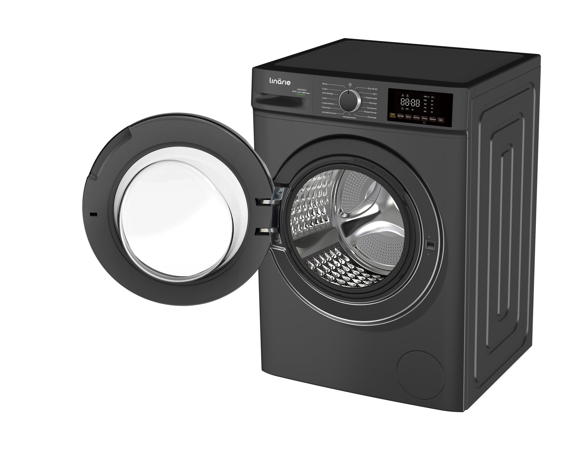 LINARIE | LAVE-LINGE SÉCHANT CALAS LMWD85G LAVAGE 8 KG / SÉCHAGE 5 KG MOTEUR INDUCTION