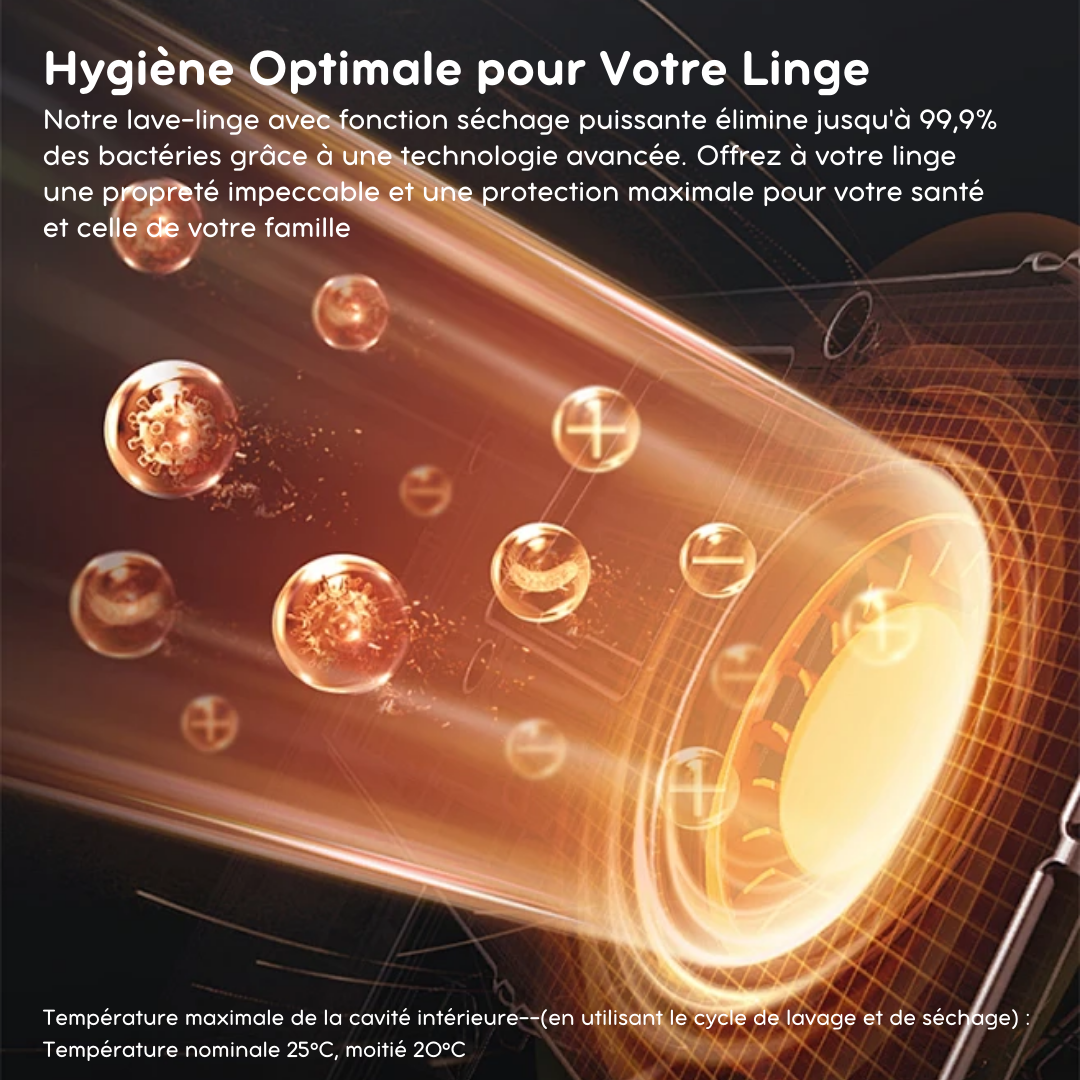 LINARIE | LAVE-LINGE SÉCHANT CALAS LMWD85G LAVAGE 8 KG / SÉCHAGE 5 KG MOTEUR INDUCTION