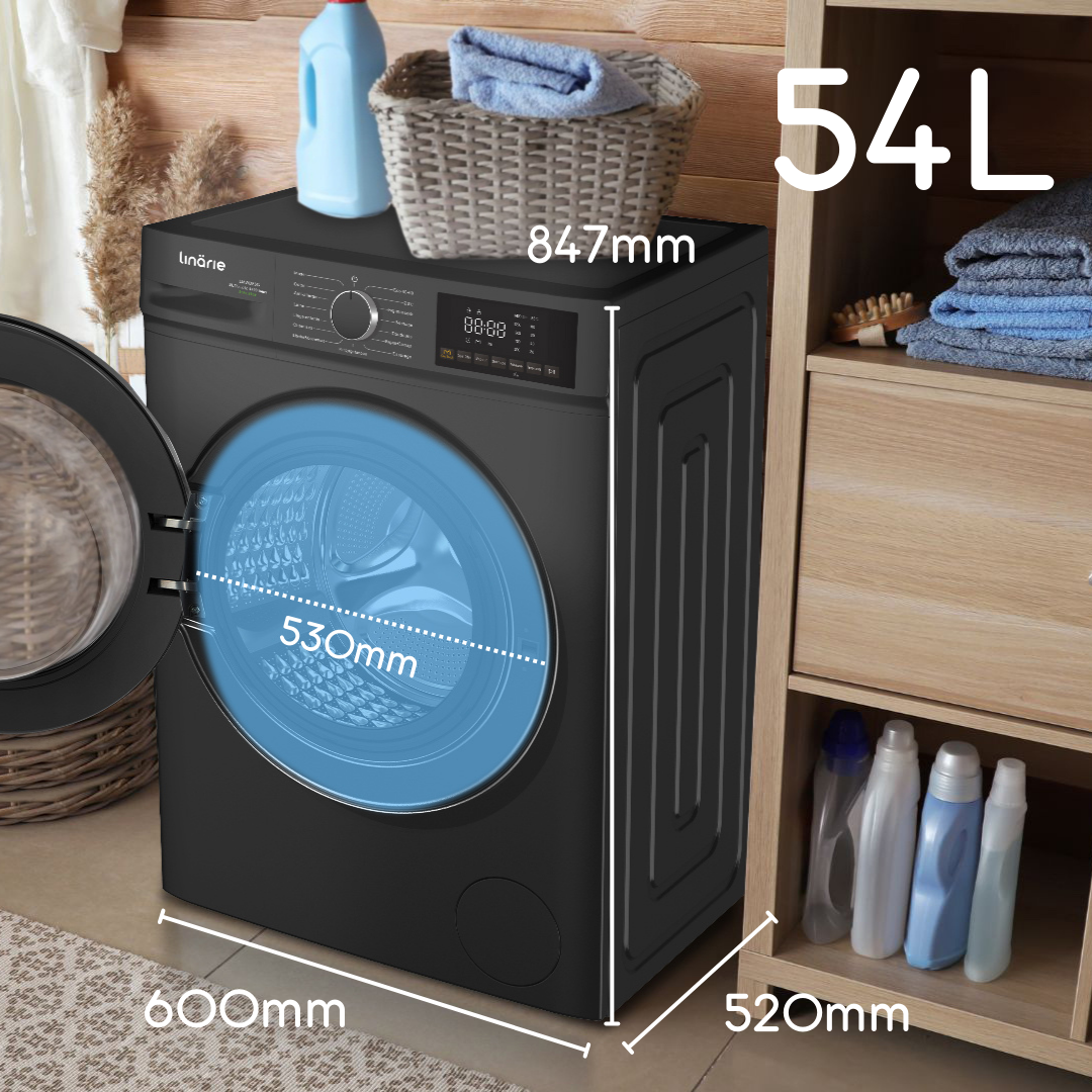 LINARIE | LAVE-LINGE SÉCHANT CALAS LMWD85G LAVAGE 8 KG / SÉCHAGE 5 KG MOTEUR INDUCTION