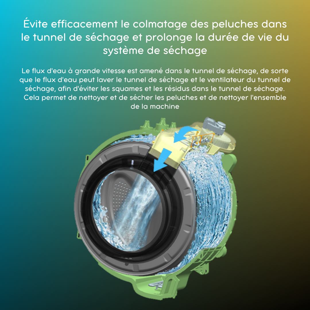 LINARIE | LAVE-LINGE SÉCHANT CALAS LMWD85G LAVAGE 8 KG / SÉCHAGE 5 KG MOTEUR INDUCTION