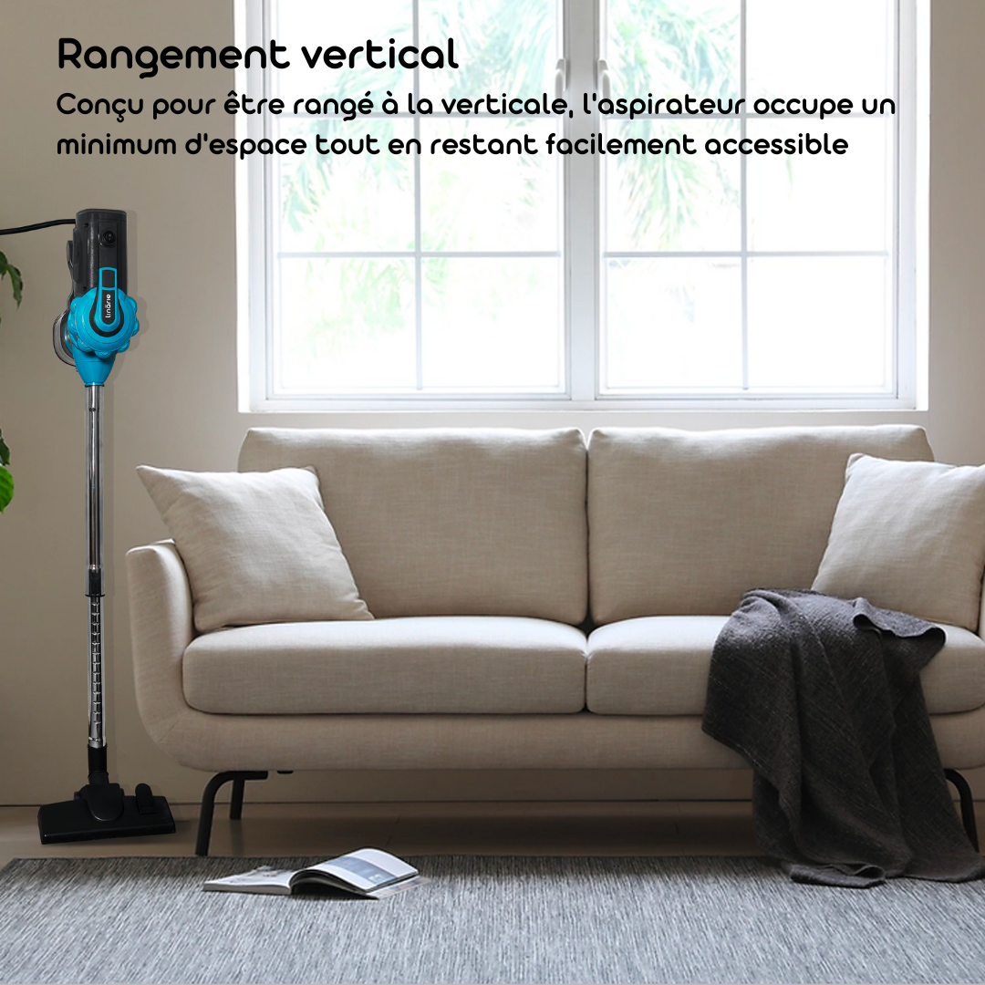 LINARIE | ASPIRATEUR FILAIRE 2 EN 1  CASTRES LH600SVCC SANS SAC