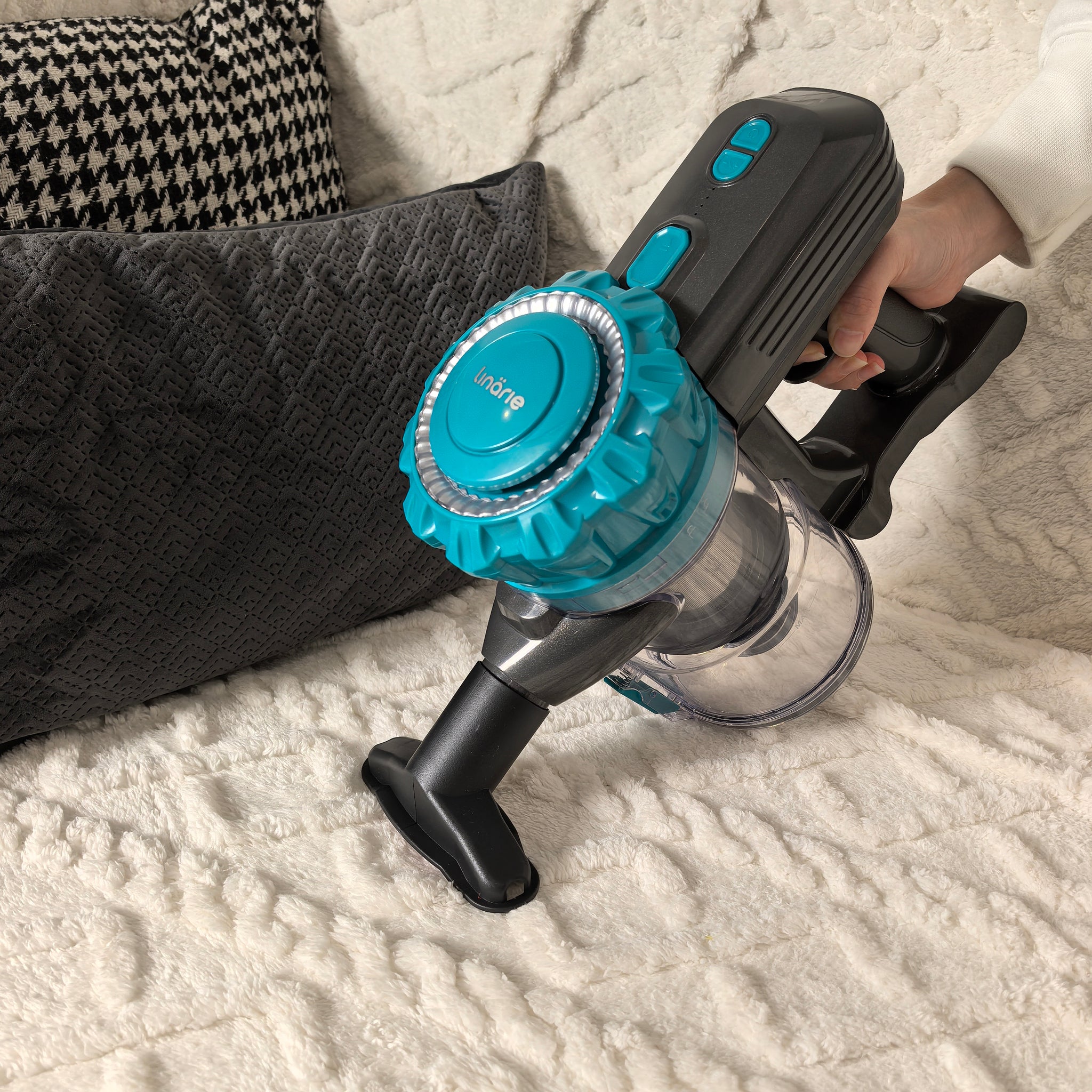 LINARIE | ASPIRATEUR BALAI SANS FIL 22,2V REVEL LH2200SVCB 2 EN 1 SANS SAC
