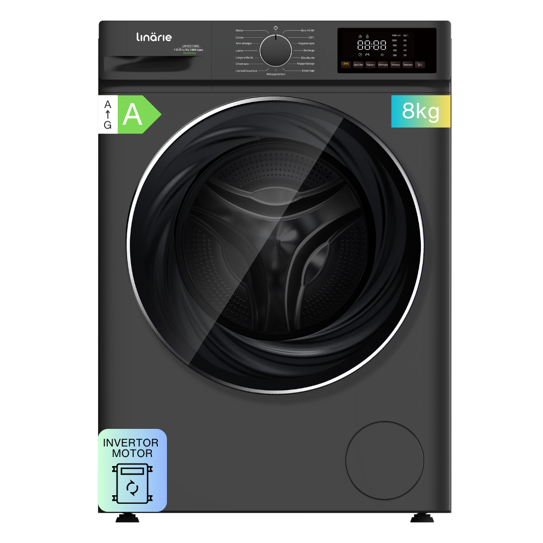 LINARIE | LAVE-LINGE SÉCHANT CALAS LMWD85G LAVAGE 8 KG / SÉCHAGE 5 KG MOTEUR INDUCTION