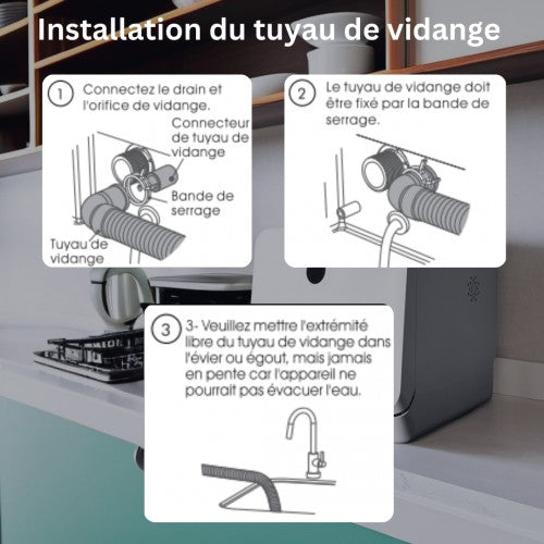 LINARIE | Mini Lave-vaisselle Herisson LB3WDW 3 Couverts