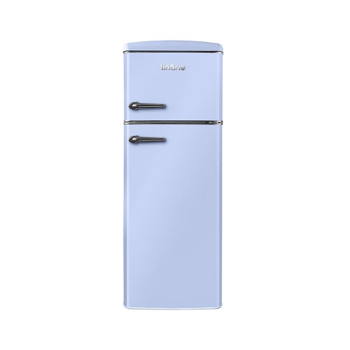 LINARIE | Réfrigérateur/Congélateur Arzy 206L Rétro Bleu Lavande LJDD206BLUE