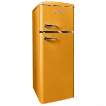 LINARIE | Réfrigérateur/Congélateur Arzy 206L Rétro Orange LJDD206ORANGE
