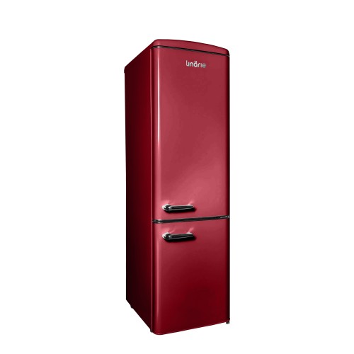 LINARIE | Réfrigérateur/Congélateur Cusy 244L Rétro Bordeaux LJCO250BORDEAUX