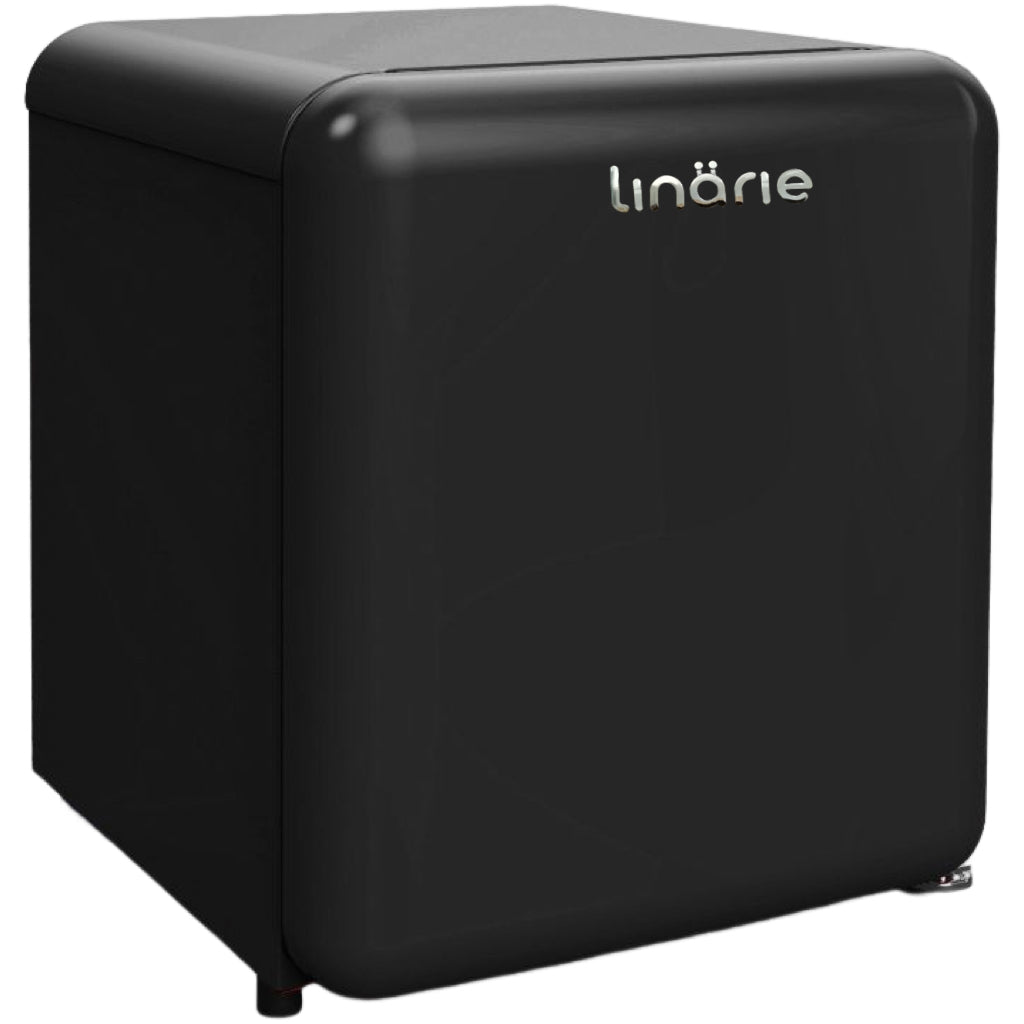 LINARIE | Chatel Mini réfrigérateur rétro noir 48 L avec compartiment congélateur intégré LK48MBBLACK