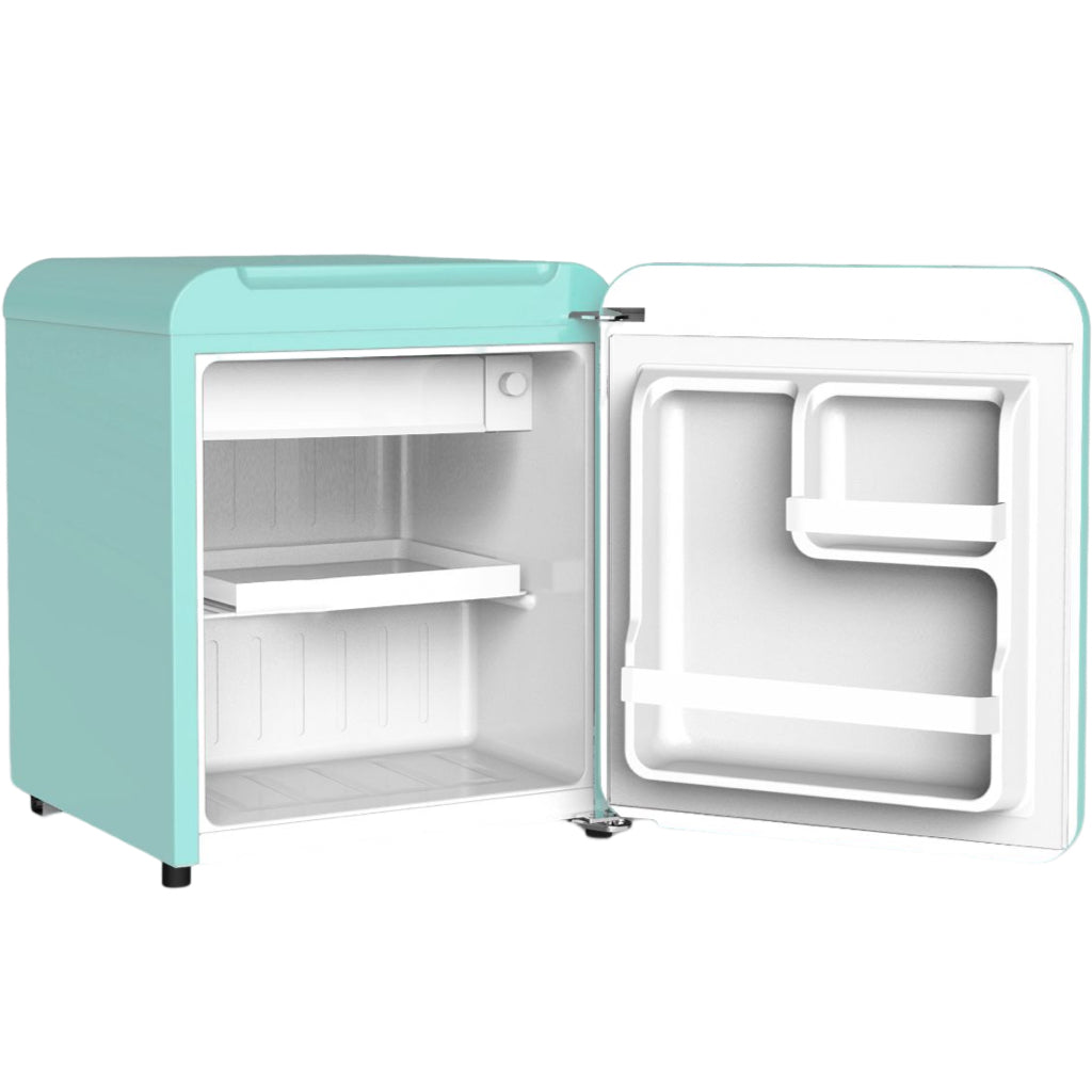 LINARIE | Chatel Mini réfrigérateur rétro vert 48L avec compartiment congélateur intégré LK48MBGREEN
