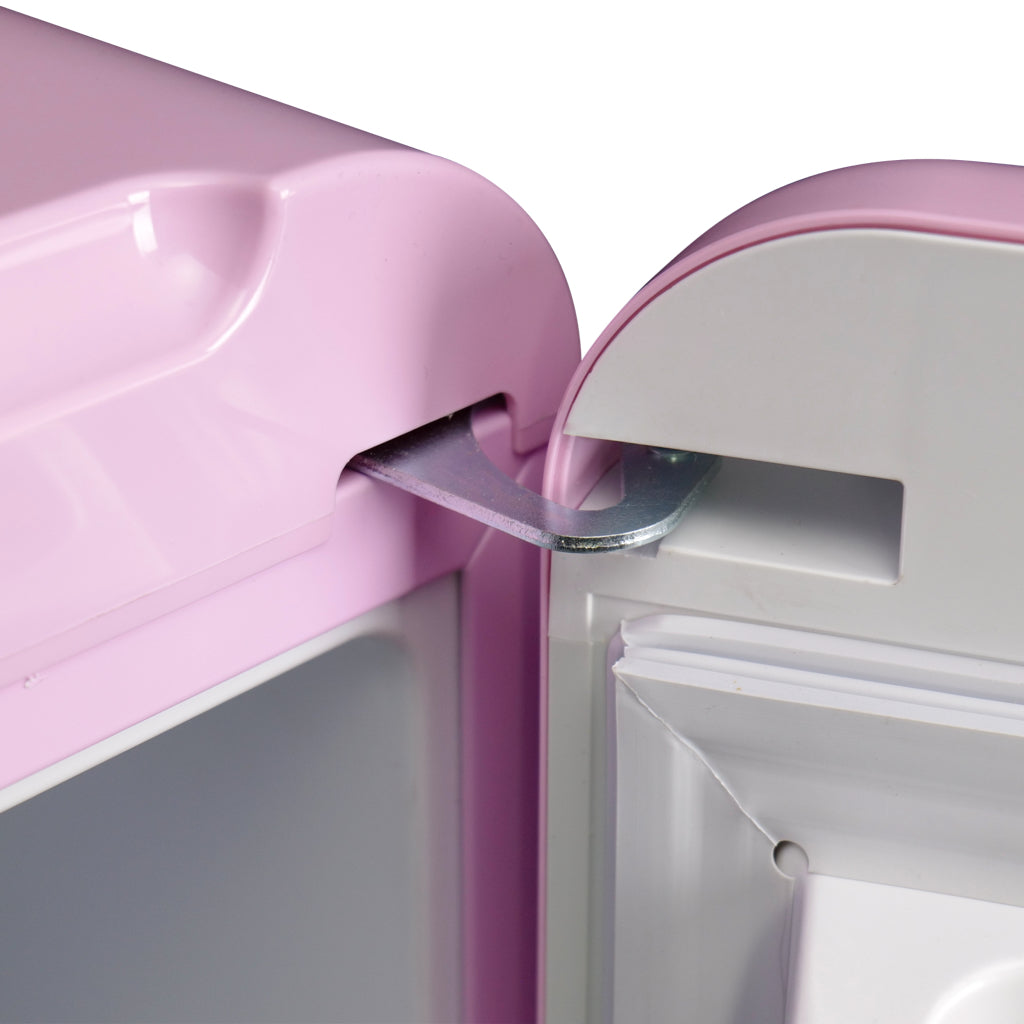LINARIE | Chatel Mini réfrigérateur rétro rose 48L avec compartiment congélateur intégré LK48MBPINK