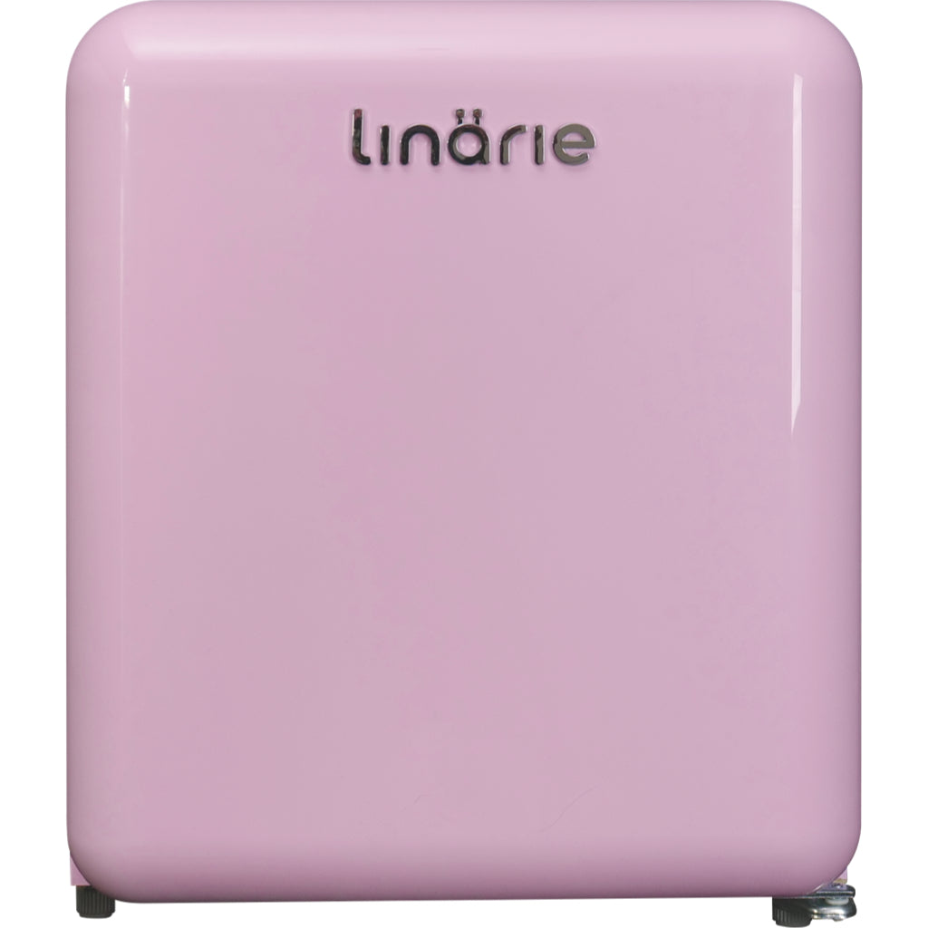 LINARIE | Chatel Mini réfrigérateur rétro rose 48L avec compartiment congélateur intégré LK48MBPINK