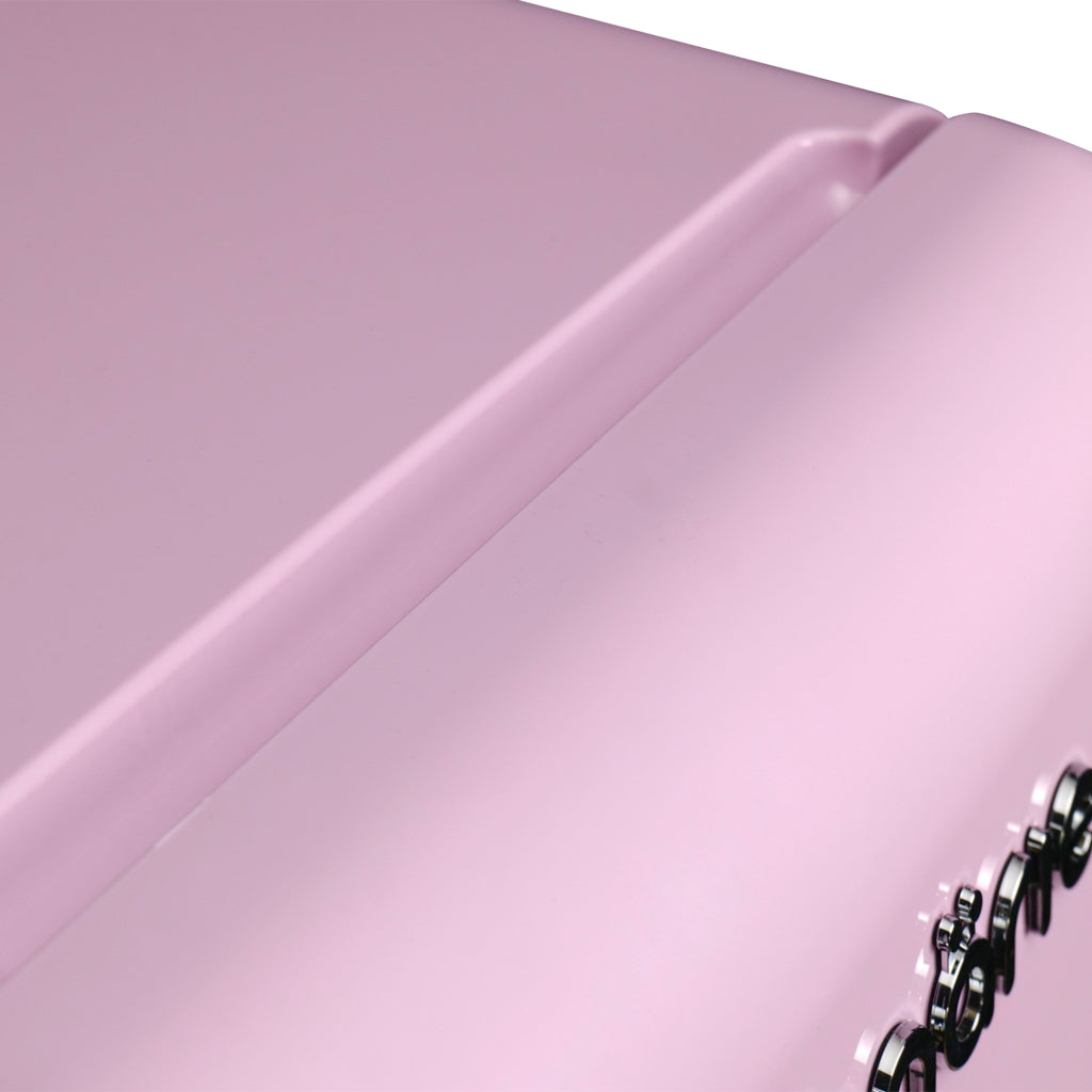 LINARIE | Chatel Mini réfrigérateur rétro rose 48L avec compartiment congélateur intégré LK48MBPINK