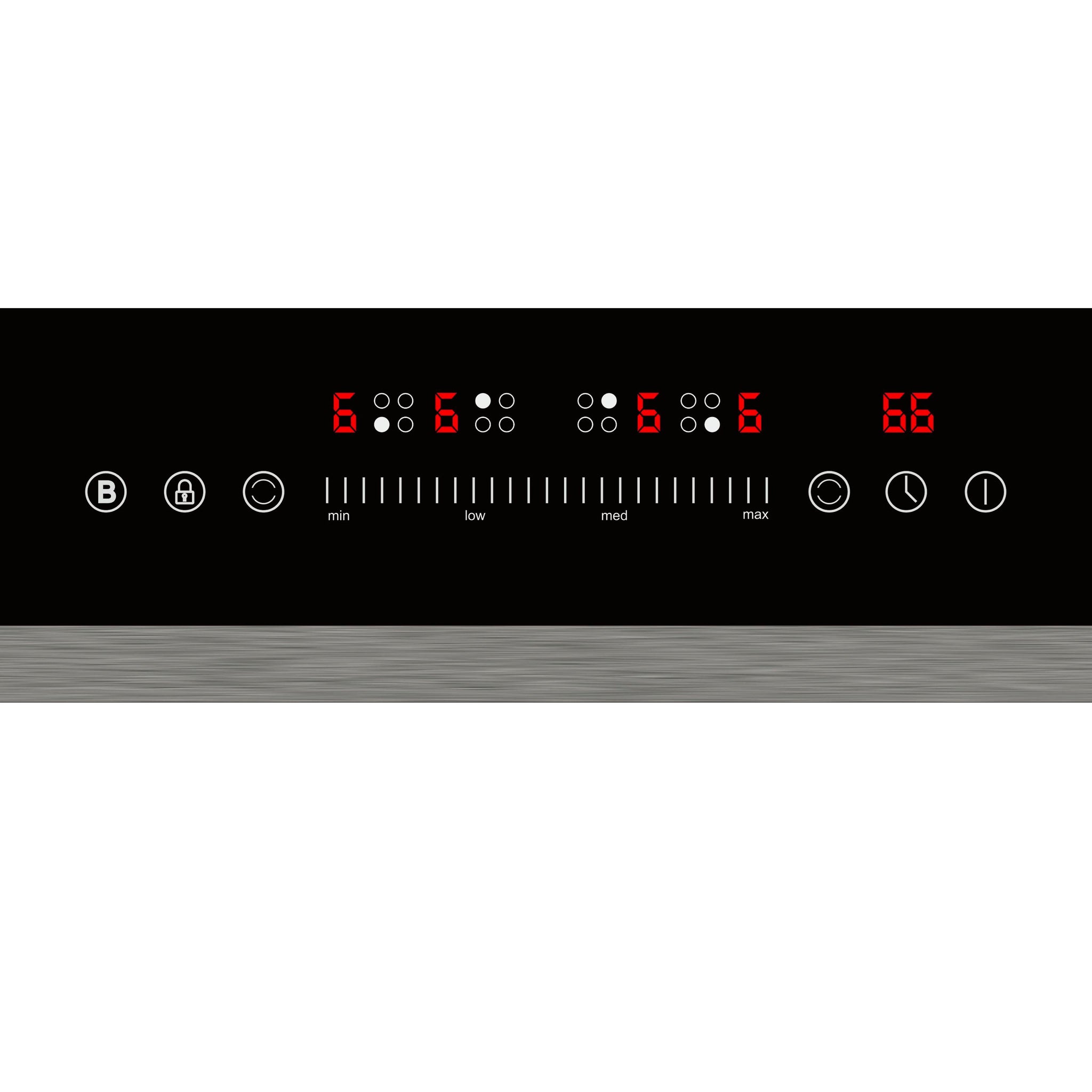 LINARIE | Table de cuisson à induction Dijon 60 cm 4 zones avec double zone flexible LS60I2F