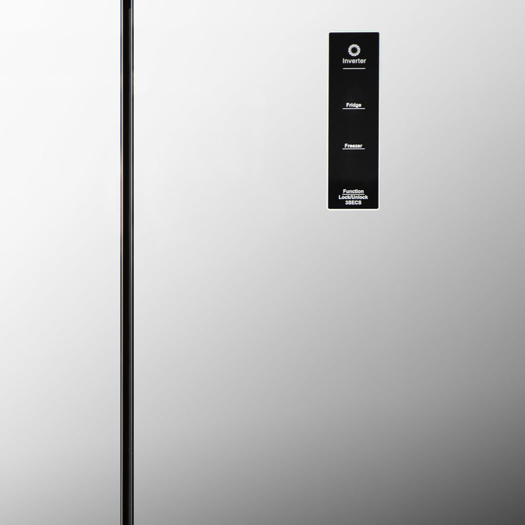 LINARIE | Réfrigérateur/congélateur Meribel 445L Porte-Miroir Française No Frost LSCD436MIR