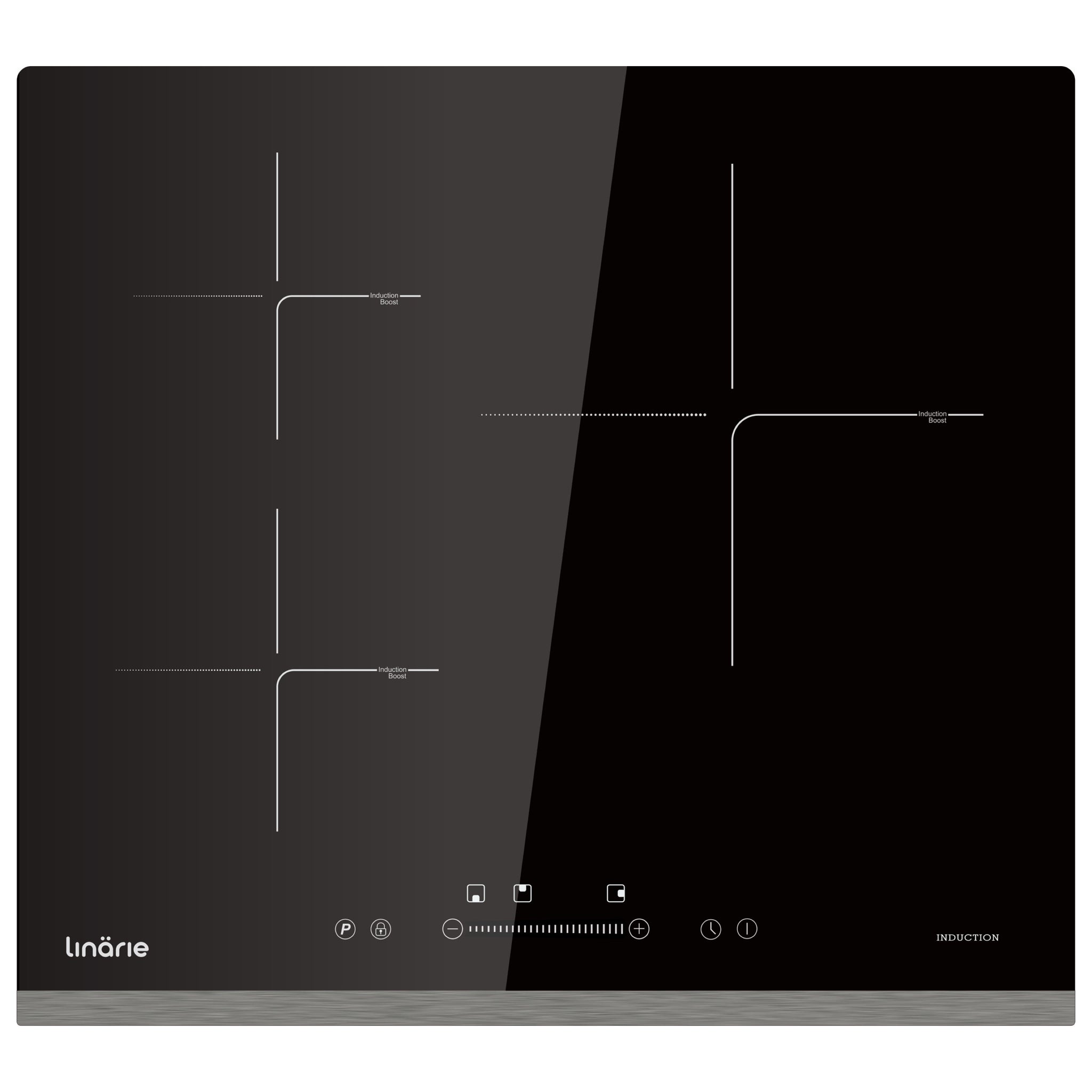 LINARIE | Table de cuisson à induction Rennes 60cm 3 Zones LS60I3Z