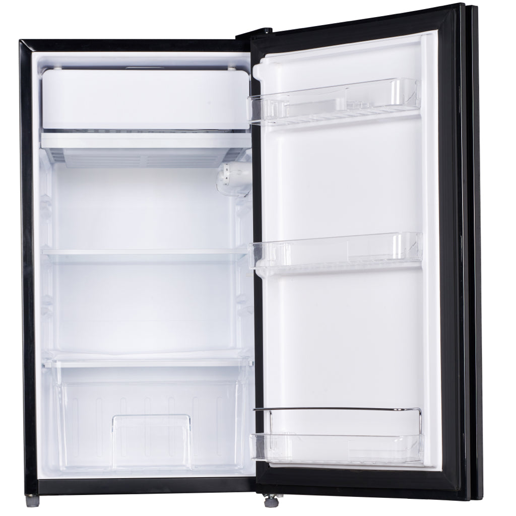 LINARIE | Tignes Mini Réfrigérateur Rétro 91L Noir avec Compartiment Congélateur Intégré LK90TTBLACK