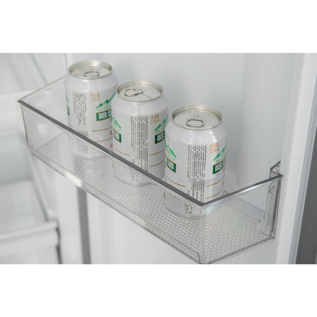 LINARIE | Réfrigérateur/Congélateur Villarly 444L Porte Noire Brillante Côte-à-Côte No Frost LSSBS460BK